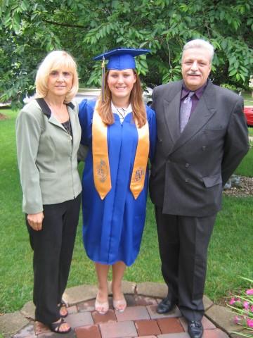 Oldest granddaughter Nicki graduates