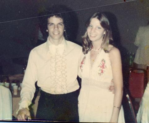Clint Rose & Cindy Schilling prom night 1977