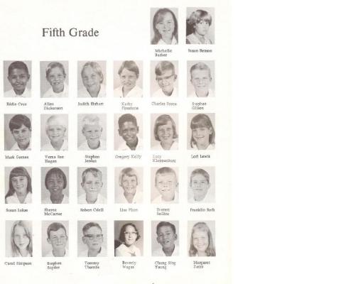 fifth grade 1967-1968