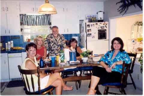Group shot in kitchen