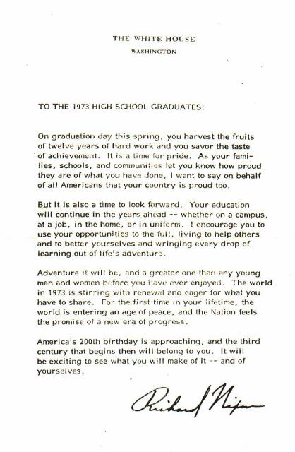 Graduation Letter