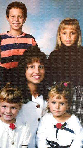 Lisa and the kids