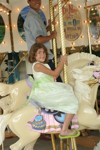 Brit on the carousel