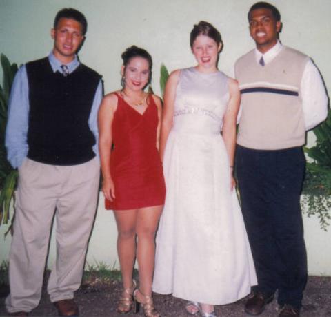 Juan, Sonia, Sheila and Marlon at Prom