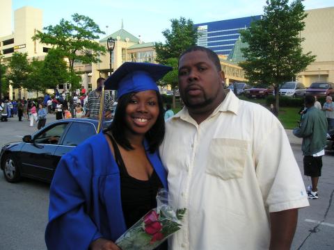 my oldest,Ashley at her graduation