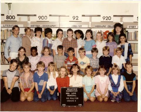 Ms. Walter's 5th grade - 85/86