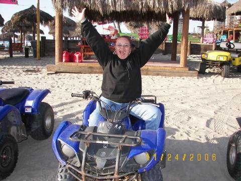 Quads on beach