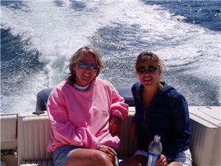 jen and barbie 2003 on the boat new harbor