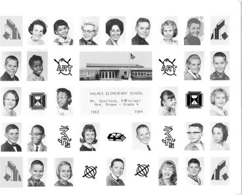 Fourth Grade Class Picture-1963-1964