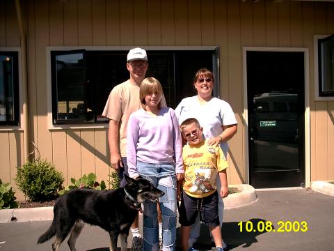 My family in Bandon Oregon