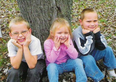 R.J.,Mady & Austin- My Grandchildren