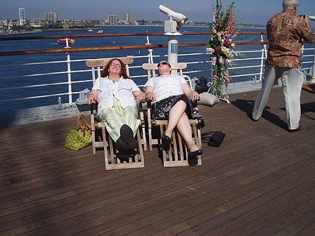 on the Queen Mary