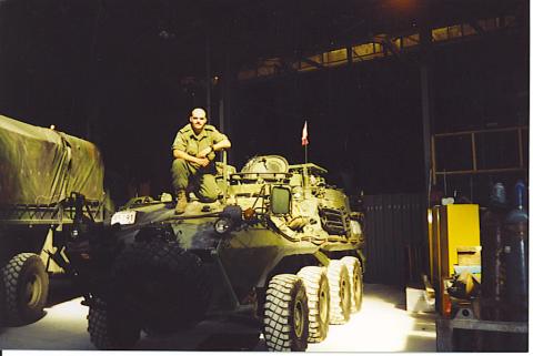 My ride in Bosnia, Sept 9, 2001