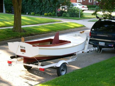 Catboat and SUV