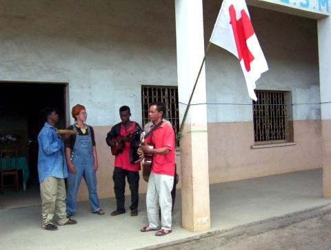 Music Group "Ravinala"-outside Red Cross