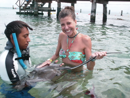 Me in Mexico at the "Stingray encounter"