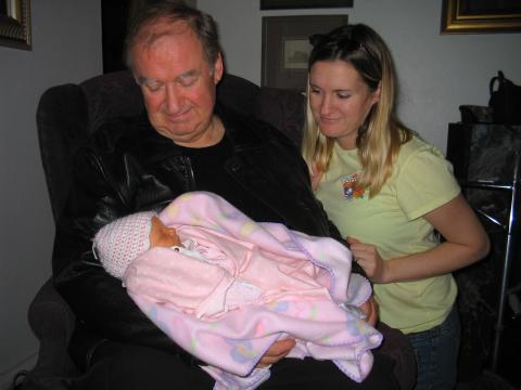GRANDPA,BRITTANY,AND BABY KAYLEIGH
