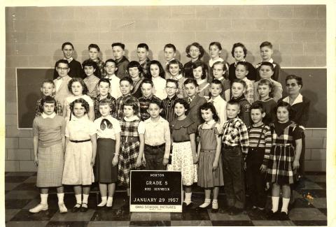 Mrs. Hornbeck's class of '57
