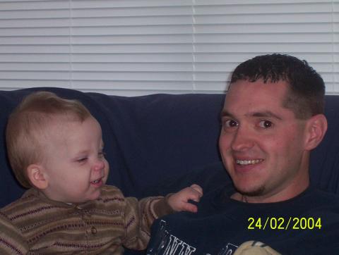 My husband and nephew