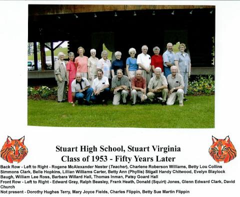 Stuart High School Class of 1953 Reunion - Class of 1953
