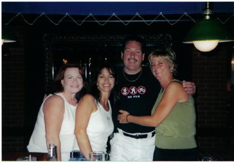 Diane, Micki, Dan, Mo Last Reunion meeting