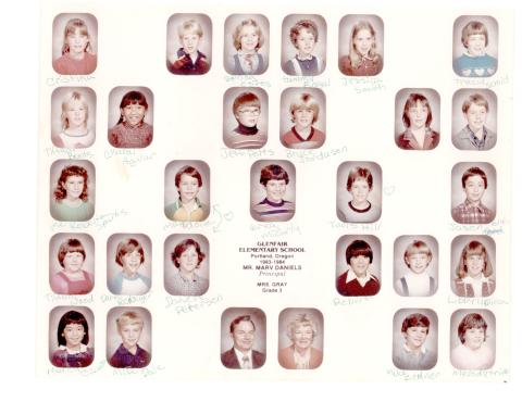 Third grade 1983