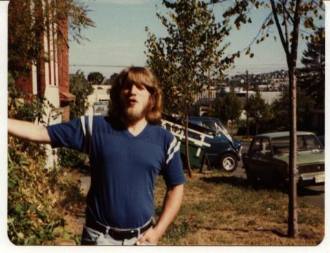 Long Haired Brion in Seattle - 1981