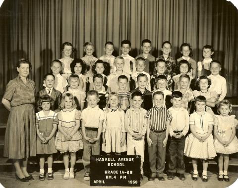 Mrs. Lankfords 1st grade class 1958