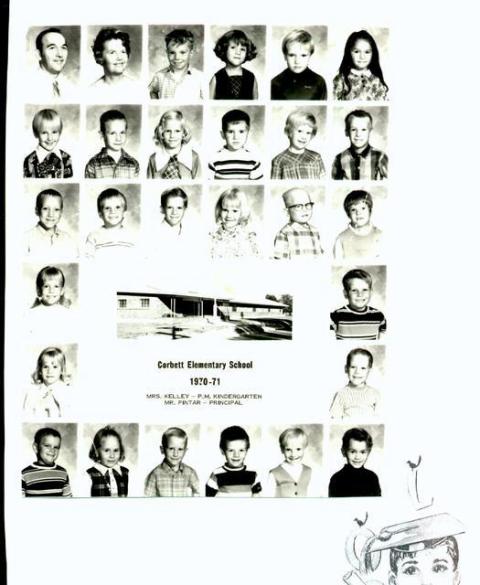 Corbett Kindergarten Class '70-71