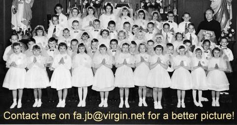 st peters 1st communion 1960
