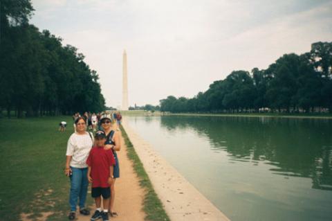 Mi madre, mi esposa y mi hijo en DC