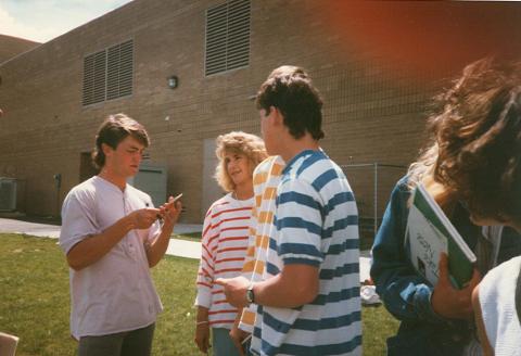 End of school at CVJH 1987 #19
