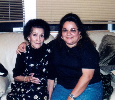 Mom & me Easter 2002