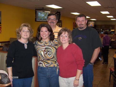 Tina, Noe, Sheila, Mr. Caldwell & Mickie