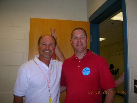 Coach Williams & me- Summer 2007