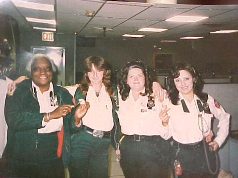 Me & co-workers at NYCEMS 1985
