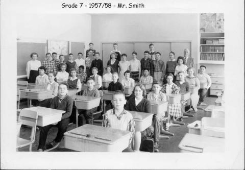 Grade 7, 1957-58; W. Sharp