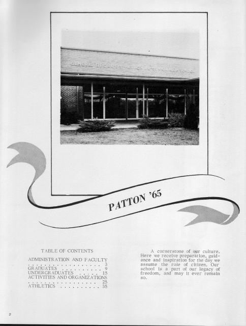 Patton Junior High 1965