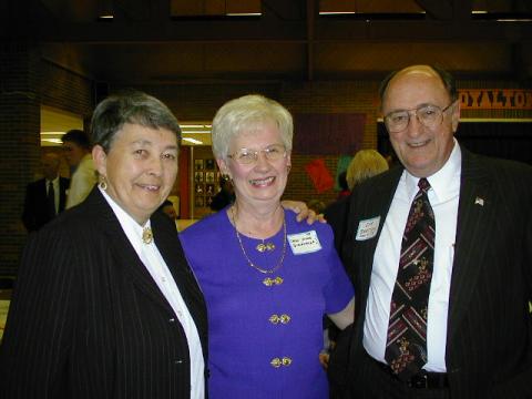 50th reunion, Barb, Carol Schlensker, Jim Bartley