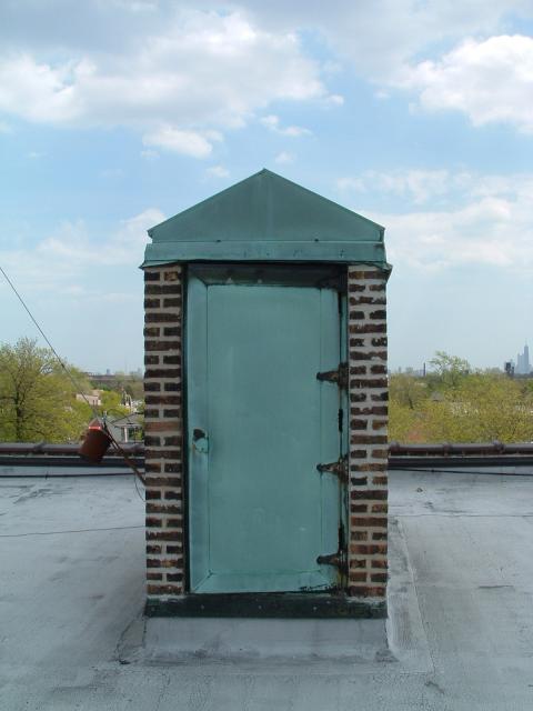 St. Philomena May 6 2005 Rooftop Door