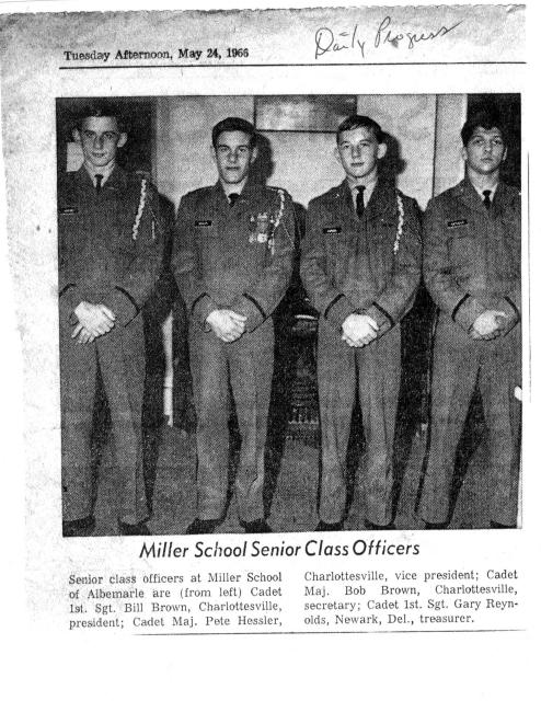 1966 Class Officers & Awards