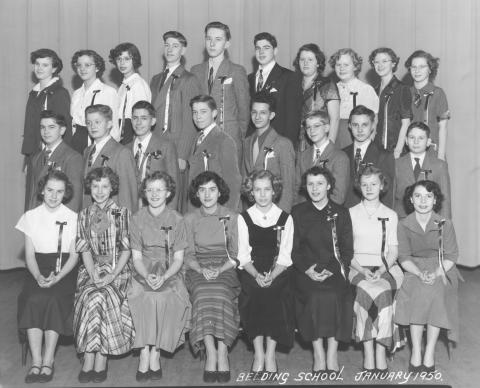 Belding graduation 1950