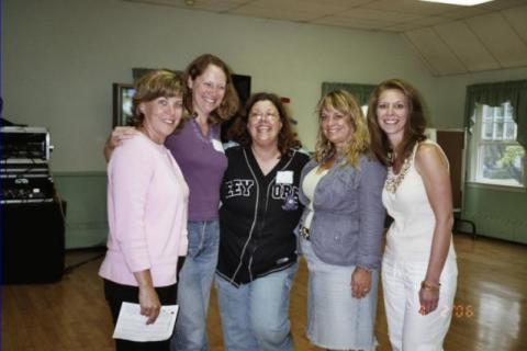 Karen Macauley, Kathy Haake, Valerie Peel, Laurie Stecky & Roxana Russo