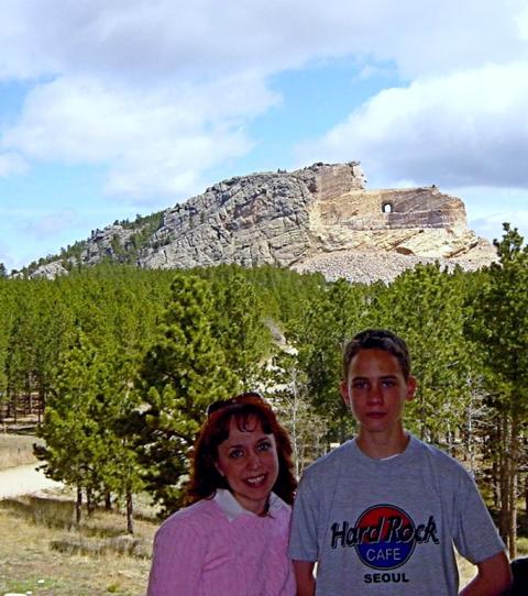 Elisabeth and John at Crazy Horse