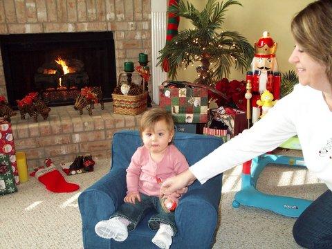 Rylea's 1st Christmas 2006 (with me)