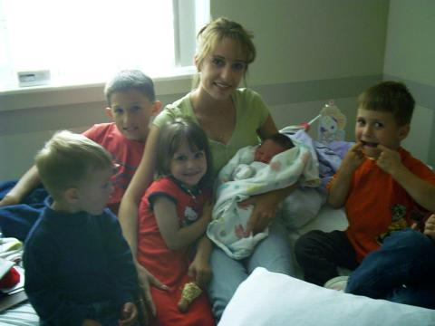 Myself and my 4 kids...and  nephew