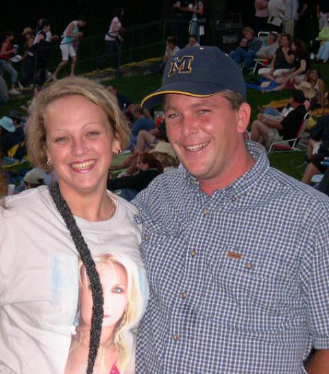 me and my cousin Kevin August 3rd 2006 Trisha Yearwood concert
