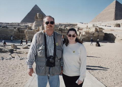 1999 Cheryl and Mike in Egypt