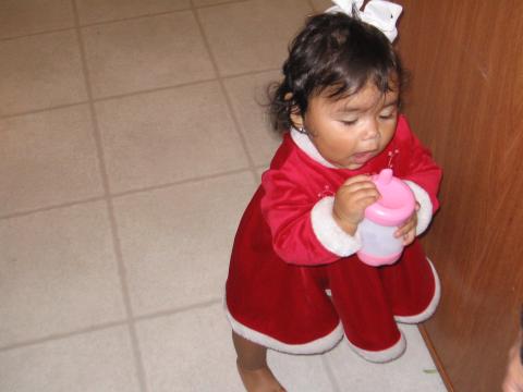 Cicily 1yr 2mos Christmas 2006