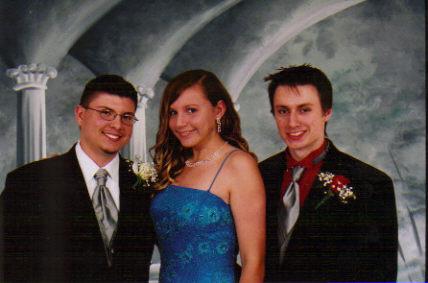 Dustin.Sarah and James 2007 Prom
